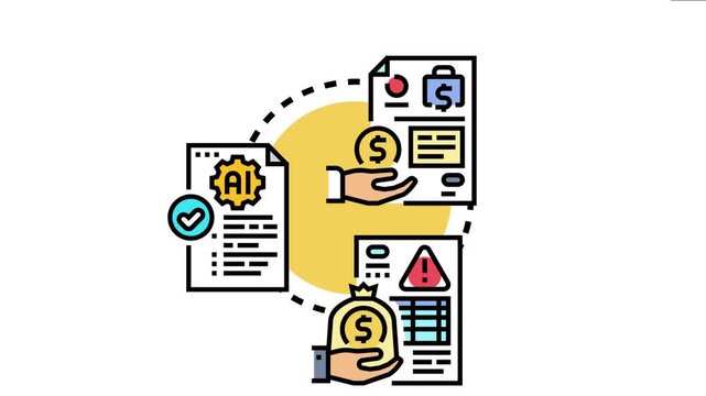 Accountable business management concept a process of financial transactions, ai driven automation, and risk assessment for effective financial oversight and responsible operations