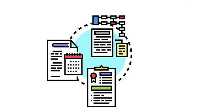 Accounting findings document, featuring financial reports, audit results, and business data analysis, the process of compliance, research, and planning
