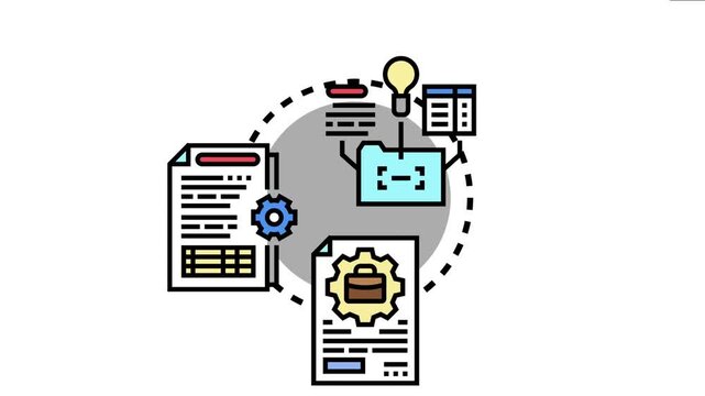 Accounting governance concept structuring financial management, audit processes, and business reporting through a centralized system for corporate control and compliance