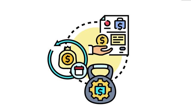 Business process the financing cycle, managing money operations, and credit transactions for business growth and financial stability