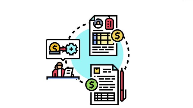 Business process representing the financial flow of accounts receivable, including invoicing, managing debt, and processing payments for goods or services rendered
