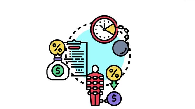 Accounts receivable payment process a debtor's financial obligation due to a loan or invoice, highlighting the burden and commitment of timely settlement