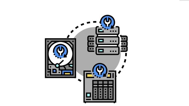 Adaptive recovery concept a flexible data management system for servers, hard drives, and rack storage, ensuring continuous data protection and system restoration