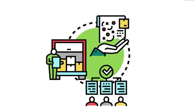 Building an adaptive sourcing network, implementing flexible supply chain processes, managing inventory, receiving goods, and collaborating with a team to achieve business goals effectively