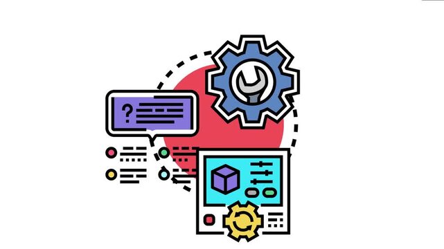 Marketing specialist adjusting brand message settings, optimizing communication strategy and content to improve engagement, creating an effective market presence and digital promotion