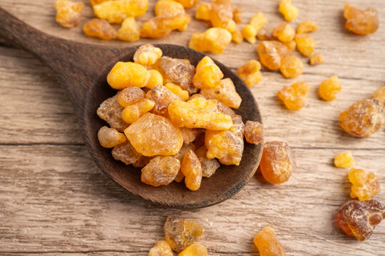 Frankincense or olibanum aromatic resin.