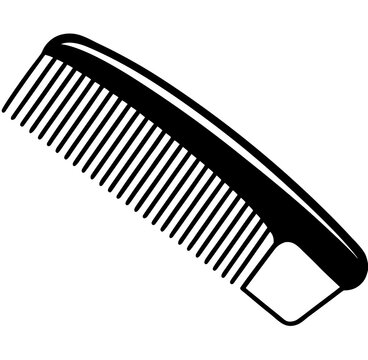 comb isolated on white background