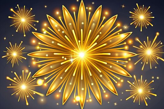 vector illustration of a fireworks