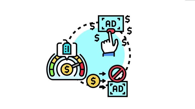 Advertising cost per interaction measuring, managing efficient marketing campaigns, calculating digital promotion expenses for online business development, and improving budget optimization process