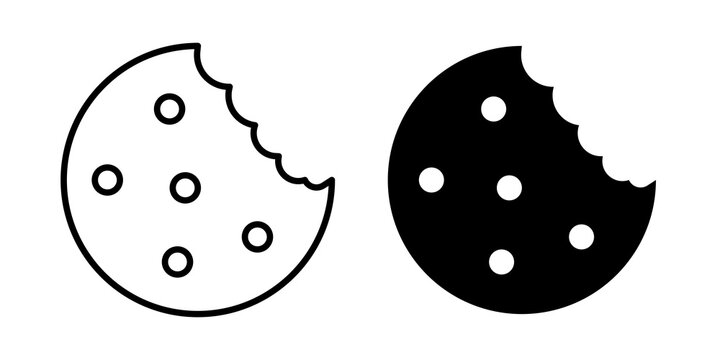 Cookie icon vector logo pack