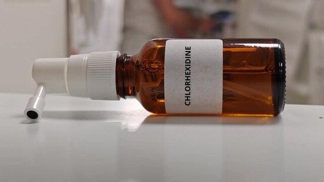 CHLORHEXIDINE antiseptic medicinal spray for topical, oral or wound disinfection