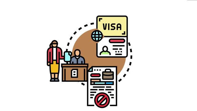 Affidavit document concept legal declaration for official applications, including visa processing and compliance with regulatory requirements, often involving professional assistance