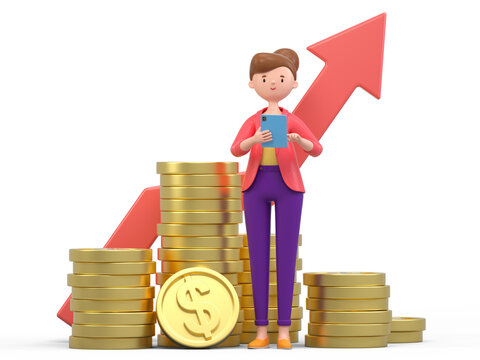 Financial growth, investment success, wealth accumulation