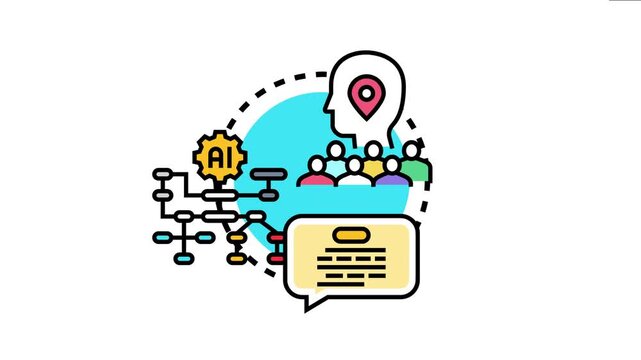 Agentic chunking process illustrates human collaboration with artificial intelligence, breaking down complex tasks into manageable parts for efficient strategy and problem solving