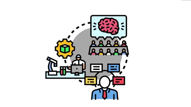 Business professionals collaborating in an agile ideation workshop, brainstorming new ideas and developing creative strategies for innovation, problem solving, and project management processes