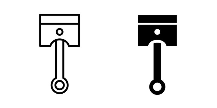 Piston icon vector logo pack