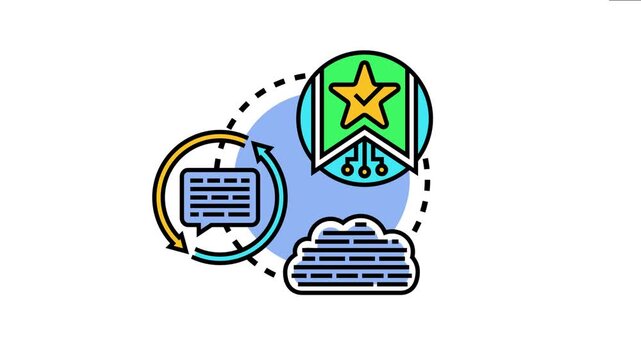 Ai content creation helper system the process of artificial intelligence generating new digital information, utilizing cloud services and optimizing communication workflow