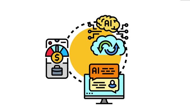 Ai stock market trading bot managing investments, performing automated financial analysis, and optimizing digital transactions through cloud computing and machine learning platforms