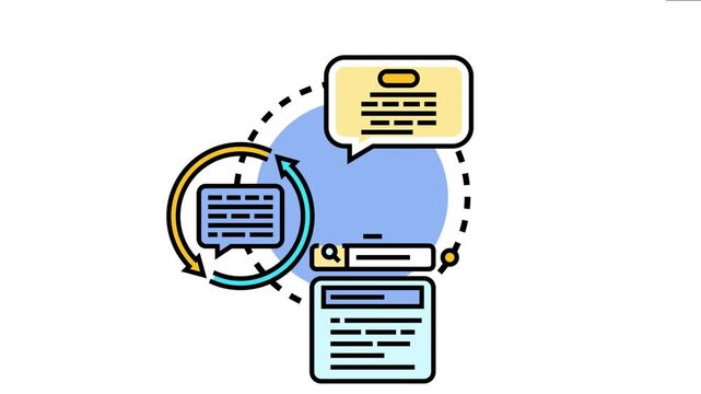 Artificial intelligence text creation tool generating structured, high quality written content through a cyclical process of inputting prompts, generating drafts, and refining output