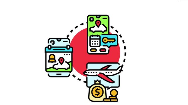 Ai travel booking helper application providing comprehensive digital services for trip organization. Including flight reservations. Car rentals. And accommodation management
