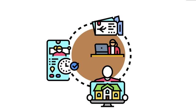 Artificial intelligence trip booking assistant providing modern tools for travel planning, managing bookings, and arranging accommodation, offering an intelligent digital service
