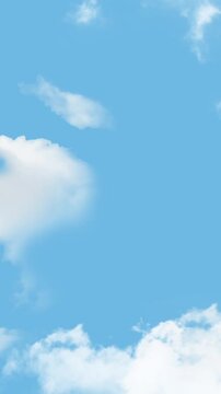 Clouds in the sky 4k