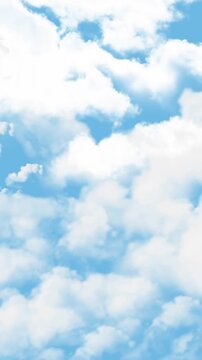 Clouds in the sky 4k