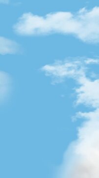 Clouds in the sky 4k