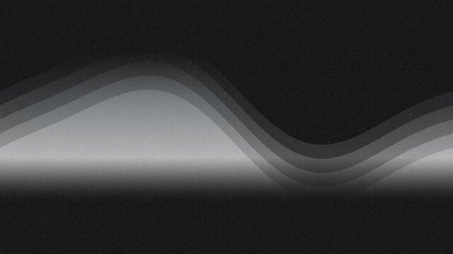 Abstract Sound Waves flowing with subtle gradients and clean motion against a dark background