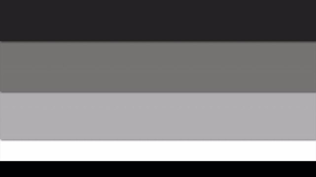 Horizontal wipe transition animation, grayscale black white gradient bars sliding reveal effect for video editing, smooth stripe transition overlay 4K