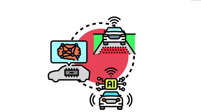 Artificial intelligence technology delivering smart traffic regulation, intelligent transportation systems, and autonomous driving vehicles interacting within a connected network for urban mobility