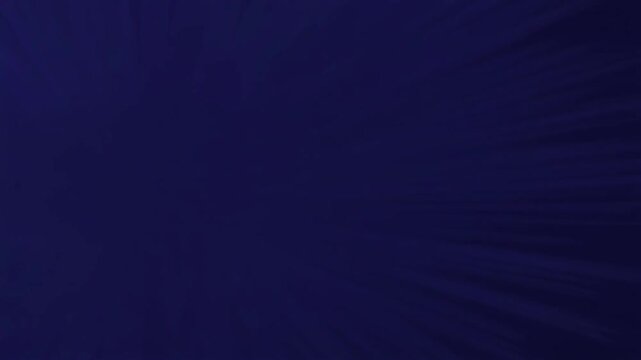 A deep dark blue solid background color fills the square frame.