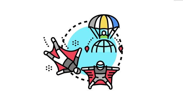 People enjoying active skydiving, choosing wingsuit flying adventures, and exploring global travel destinations through exhilarating airborne sports activities