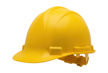 Fototapeta premium Yellow Industrial Safety Helmet for Construction Workers