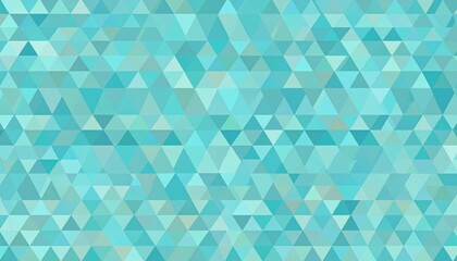 Fototapeta premium Abstract Blue Geometric Triangle Pattern with Mosaic Shapes and Seamless Vector Design for Modern Technology Wallpaper Background