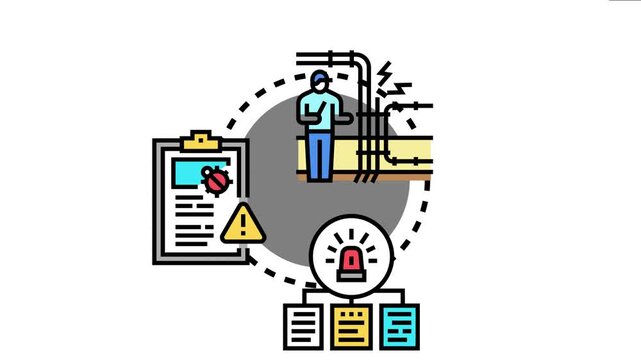 System monitoring software detecting unusual activity, identifying potential threats and errors, and sending critical alerts for immediate attention and risk mitigation