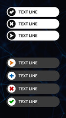 Bouncy List With Checkbox Icons