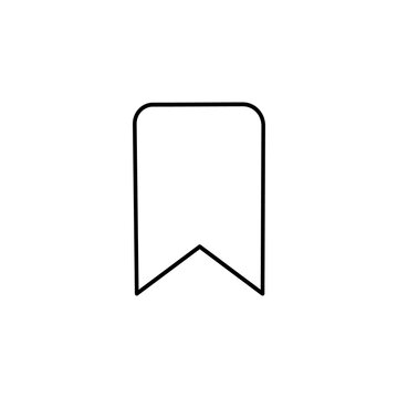 Bookmark ribbon icon