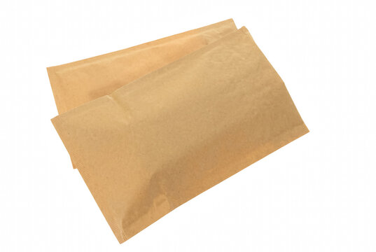 Two Brown Kraft Paper Padded Mailing Envelopes