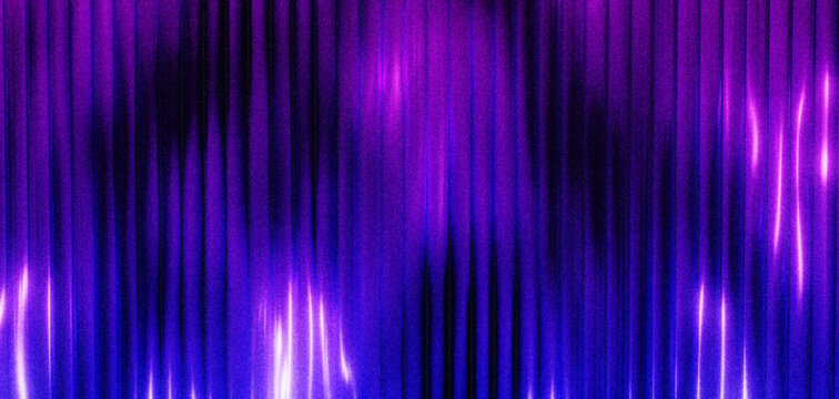 Abstract Dark Purple Neon Light Curtain Texture Background, Gradient background