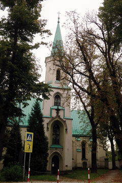 Cieszyn, Poland. Church of the Holy Trinity (Polish:Kości&oacute;ł św. Tr&oacute;jcy w Cieszynie), a Roman Catholic branch church from 1594, built in the Gothic - Renaissance style.