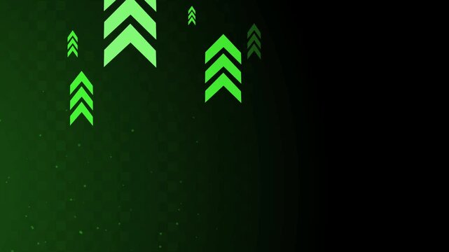 Abstract chevron arrows textured background with copy space and modern digital style animation