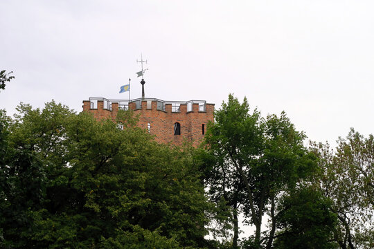 Cieszyn, Poland. Piast tower, a defence tower of the former castle of the dukes of Cieszyn on Castle Hill, one of the four that once existed there and the only one that survived.