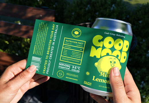 Can Packaging Mockup