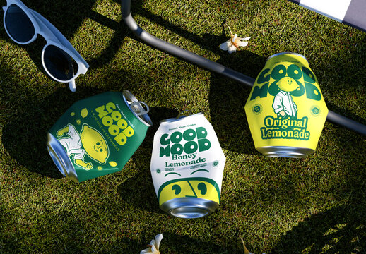 Crushed Soda Can Mockup