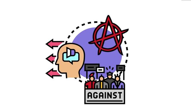 Anarchist ideology inspires individuals and groups. Promoting anti authoritarianism and encouraging citizens to express discontent and fight for freedom through collective action and social movements