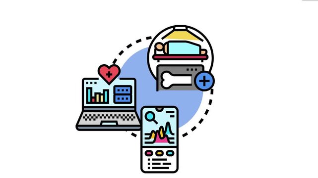 Anthropometric health checker system demonstrating body composition analysis, medical diagnostics, and personal health data monitoring through digital devices and modern technology