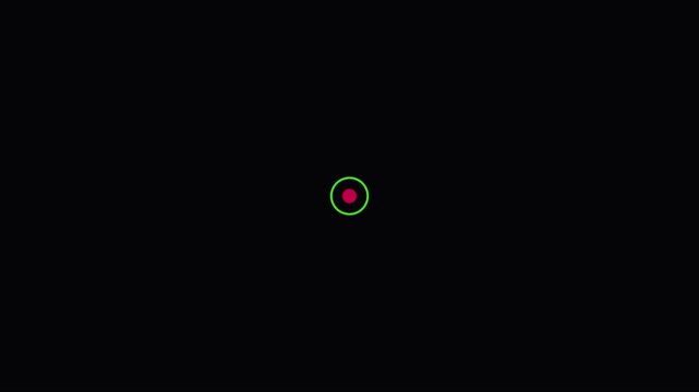 Minimalist geometric animation with rotating star of david and pulsing circle 4k motion star of david