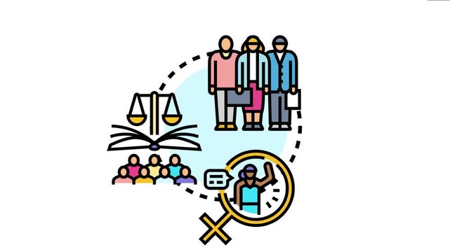Promoting fair treatment and diverse representation for all people, with legal protections and educational initiatives supporting human rights and social equity