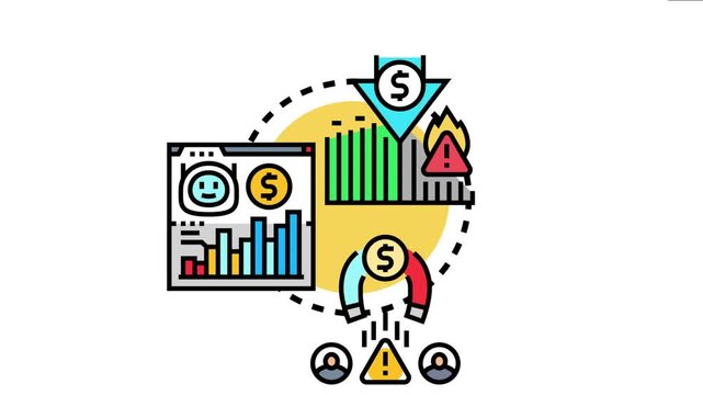 Financial management concept asset protection and risk mitigation strategies, focusing on proactive analysis of market fluctuations, potential losses, and strategic safety measures